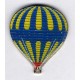 Atmosfer Balloons Blue Yellow Pax Carrier Silver